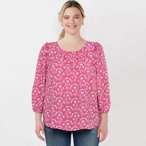 CHAPS 100% cotton top size medium